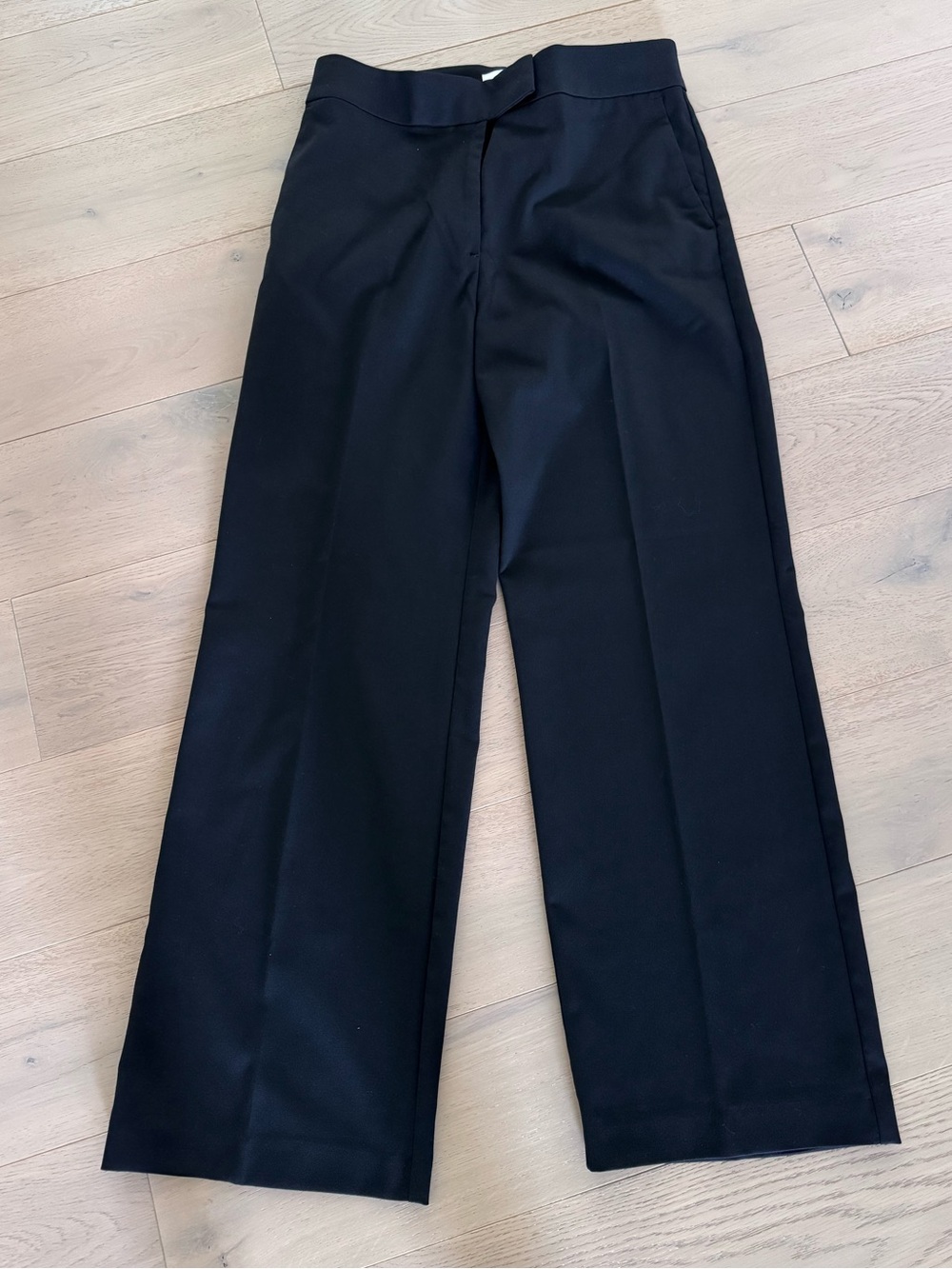 H&M Black Wide Leg Dress Pants Size 6